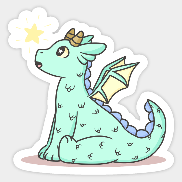 Baby dragon Sticker by KammyBale